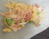 A picture of step 4 of Chicken spring Roll!.
