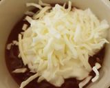 A picture of step 2 of My Medium Salsa with Sourcream Topping and Grated Cheese on Top❤.