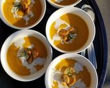 A picture of step 6 of Creamy butternut soup.