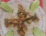 A picture of step 5 of Gobhi palak.