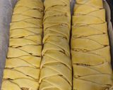 Almás és túrós kígyórétes recept fázis 6 fotója