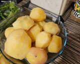 Hagymás paprikás burgonyapüré recept fázis 1 fotója