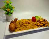 A picture of step 7 of Jollof cous cous.