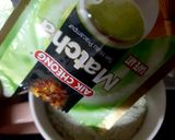 Hình bước làm 1 của món Sữa hạt matcha kem sữa béo