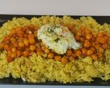 Foto del paso 4 de la receta: Cama de arroz con garbanzos y huevo escalfado a la italiana