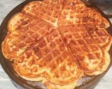 Sajtos, szalámis gofri recept fázis 1 fotója