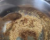 A picture of step 2 of Broken Wheat Fada Lapsi Gujarati Sweets.