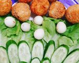 Hình bước làm 3 của món Thịt bọc trứng cút chiên xù