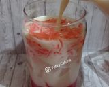Foto langkah ke 4 dari resep Es Serabut Merah (Es Sarang Burung KW).