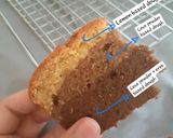 Foto langkah ke 7 dari resep Choco Lemon Ombre Pound Cake.