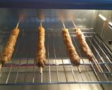A picture of step 6 of Chicken Seekh Kebab.