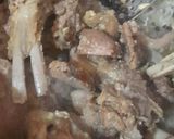A picture of step 2 of Mutton yakhni pulao.
