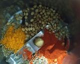 A picture of step 3 of South Indian vegitable curry.