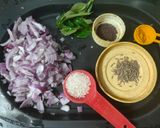 A picture of step 1 of Poha.