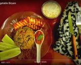 A picture of step 6 of Brown rice vegetable biryani.