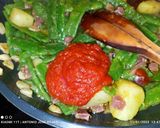 Foto del paso 5 de la receta Judías verdes con jamón, huevo y especias