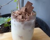Foto langkah ke 4 dari resep Es susu wafer.