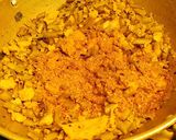 A picture of step 4 of Cluster beans Paruppu usili.