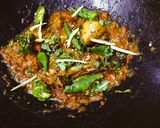 A picture of step 4 of Peshawari Karahi.