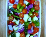 Une image de l'étape 1 de Salade de quinoa et maïs aux légumes grillés.