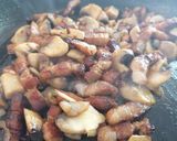 Une image de l'étape 6 de Petits pois carottes aux lardons.