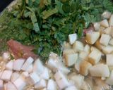 A picture of step 3 of Dutch Pea Soup.