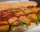 A picture of step 10 of Crispy chicken po’ boy.