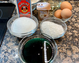 Foto del paso 1 de la receta Bizcocho de coco con sirope de menta