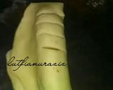 Foto langkah ke 6 dari resep Roti isi pisang (bentuk roti kepang dan bentuk bunga).