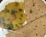 A picture of step 6 of Quick potato veggie with chapati 😊(katli with roti) #mycookbook.