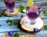 A picture of step 4 of Butterfly Pea flower Mojito.