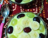 फ्रूट कस्टर्ड (Fruit custard cream recipe in Hindi) रेसिपी चरण 4 फोटो