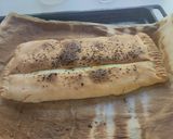 Foto del paso 9 de la receta: Empanada de atún, calabacín y queso 🧀