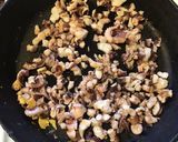 A picture of step 4 of California Farm Fresh Made Bowtie Pasta and Squid Rabas Tappas.