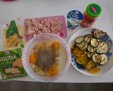 Sajtos-padlizsános csirkés rakottas recept fázis 2 fotója