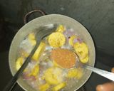 A picture of step 8 of Beans and plantain pottage.
