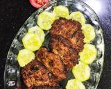 A picture of step 11 of Kachay Gosht ke Kabab.