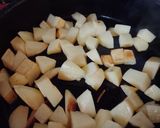 Foto del paso 5 de la receta: Hamburguesas de carne de cerdo y lentejas con papas casi al horno