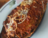 Foto del paso 7 de la receta: Berenjena rellena de soja texturizada