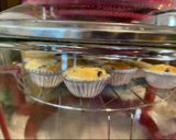 A picture of step 6 of Banana Chocolate Chip Cake in a Convection Oven.