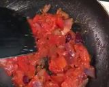Foto del paso 3 de la receta: Omelette de queso de almendras, jamón de pavo, champiñones y hogao 🍅 en 15 minutos