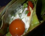 Foto langkah ke 9 dari resep Botok (pepes) Telur Asin #Dandelion.
