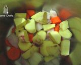 A picture of step 2 of Pumpkin Soup.