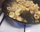 A picture of step 5 of Baby Squid (preparing and dry frying).