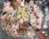 A picture of step 2 of Veg Olive Semolina Savoury Cake.
