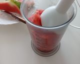 Foto del paso 1 de la receta: Granizado de sandía al vodka