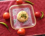 A picture of step 4 of Fried pulav.