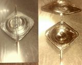 A picture of step 1 of Potato green pea sandwich in aluminium sandwich maker.