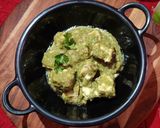 A picture of step 9 of DHANIA PANEER without ONION GARLIC....