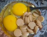 Foto langkah ke 2 dari resep Omelet Macaroni.